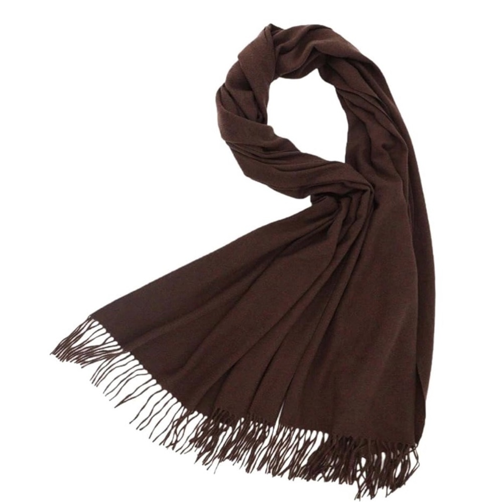 Pashmina Rich Brown Scarf